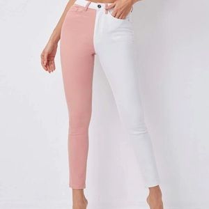two tone jeans